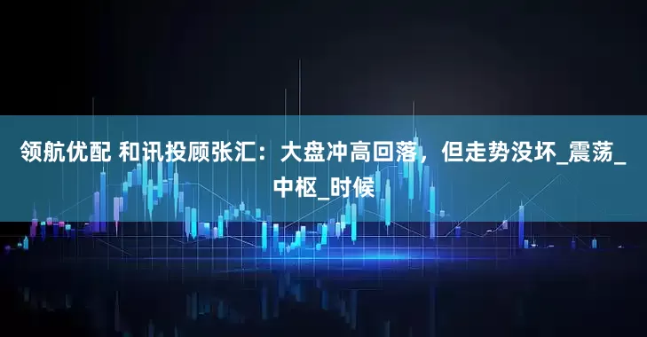 领航优配 和讯投顾张汇：大盘冲高回落，但走势没坏_震荡_中枢_时候
